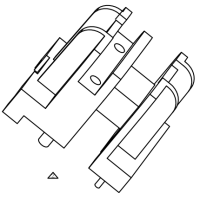 Y-1001-1 UU10.5立式双槽2+2+2  U型针1.5