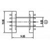 Y-S1501-2 EFD15卧式5+5 L PIN